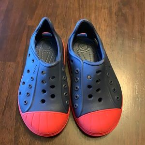 Crocs Blue&Red kids slip on shoes!